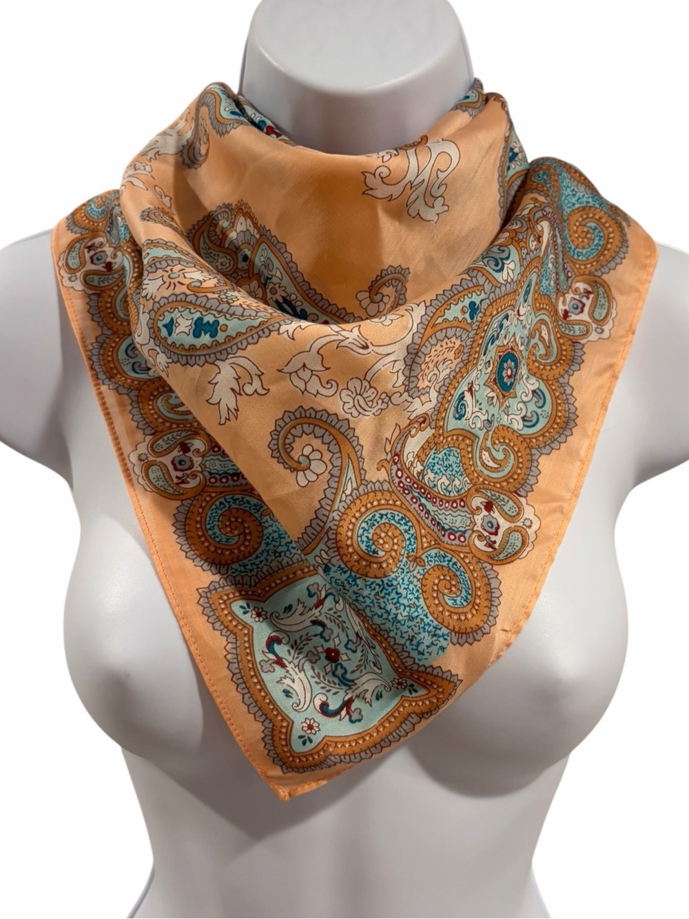 J.Crew 100% Cotton Paisley Bandana Square Scarf